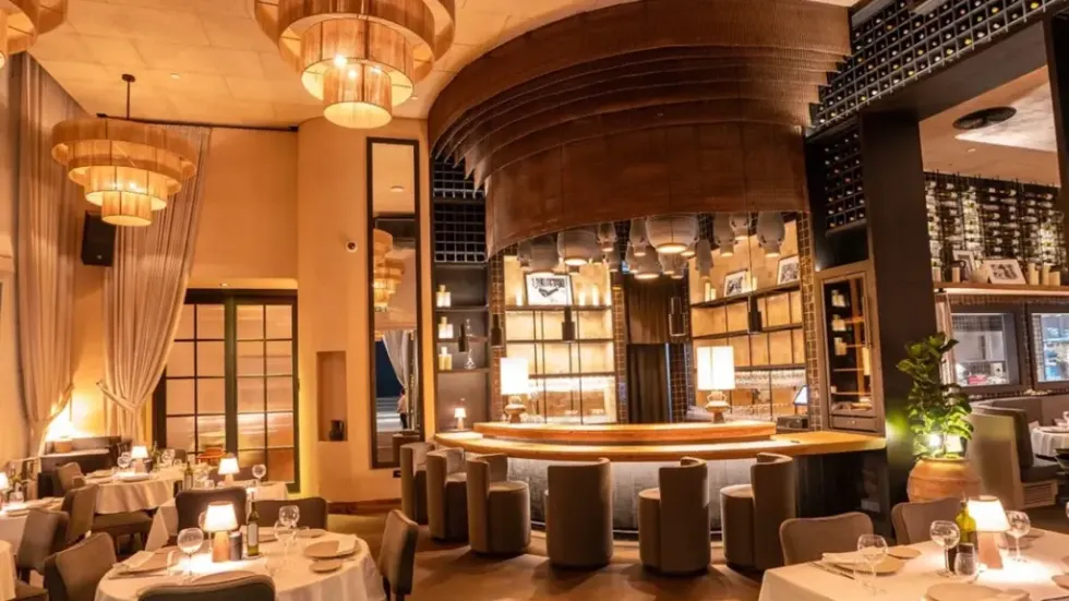 Elegant restaurant with stylish decor. TOTO Abu Dhabi