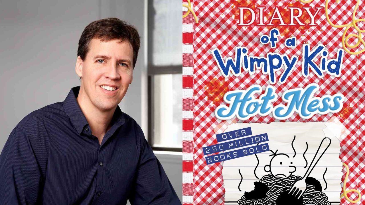 jeff kinney and his book diary of a wimpy kid