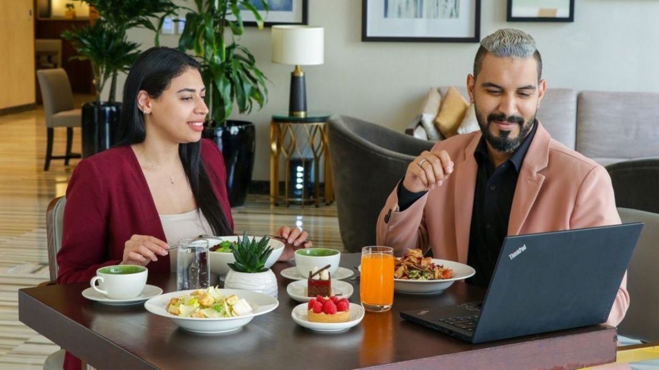 marriott downtown business lunch