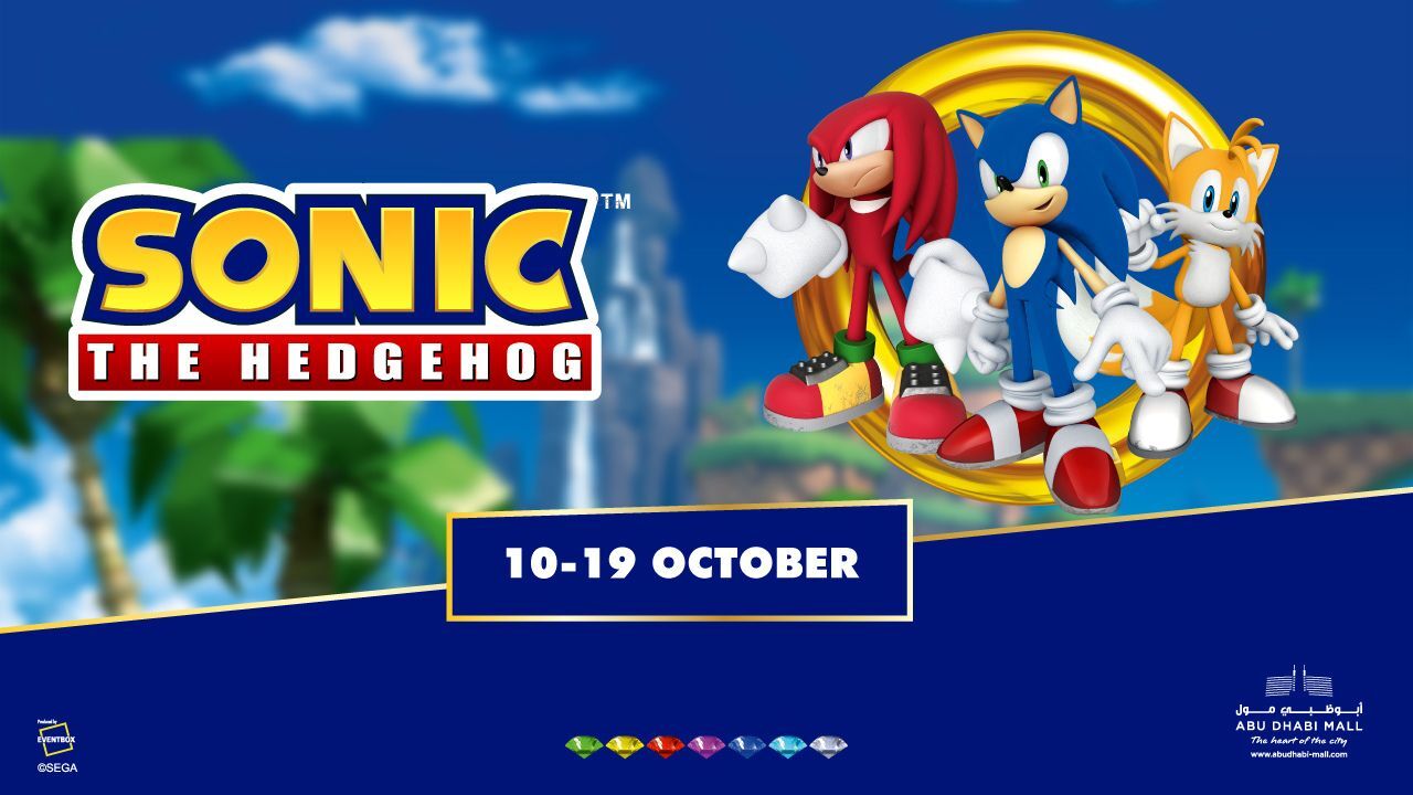 Sonic the Hedgehog live in Abu Dhabi Mall