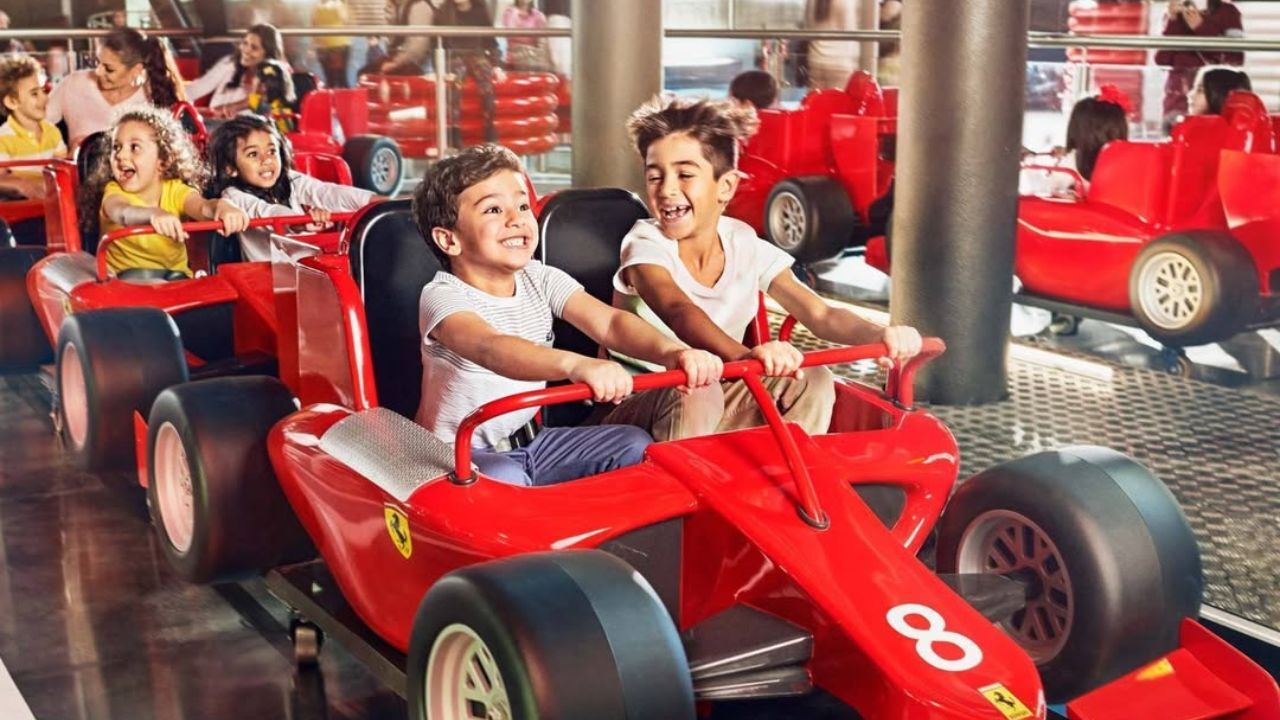 ferrari world kids ferrari world abu dhabi yas island