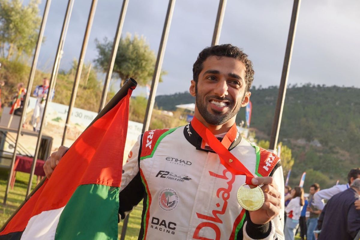 Emirati driver Rashed Al Qemzi Emirati driver Rashed Al Qemzi