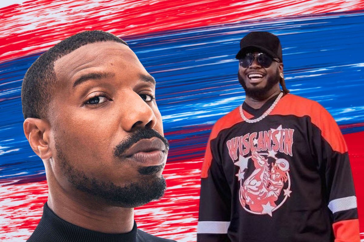 Michael B Jordan and TPain Michael B Jordan and TPain