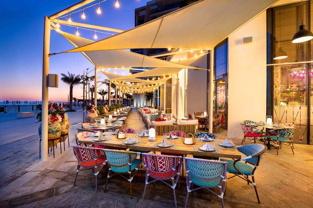 Beirut Sur Mer at Mamsha Al Saadiyat for the things to do in Abu Dhabi this July