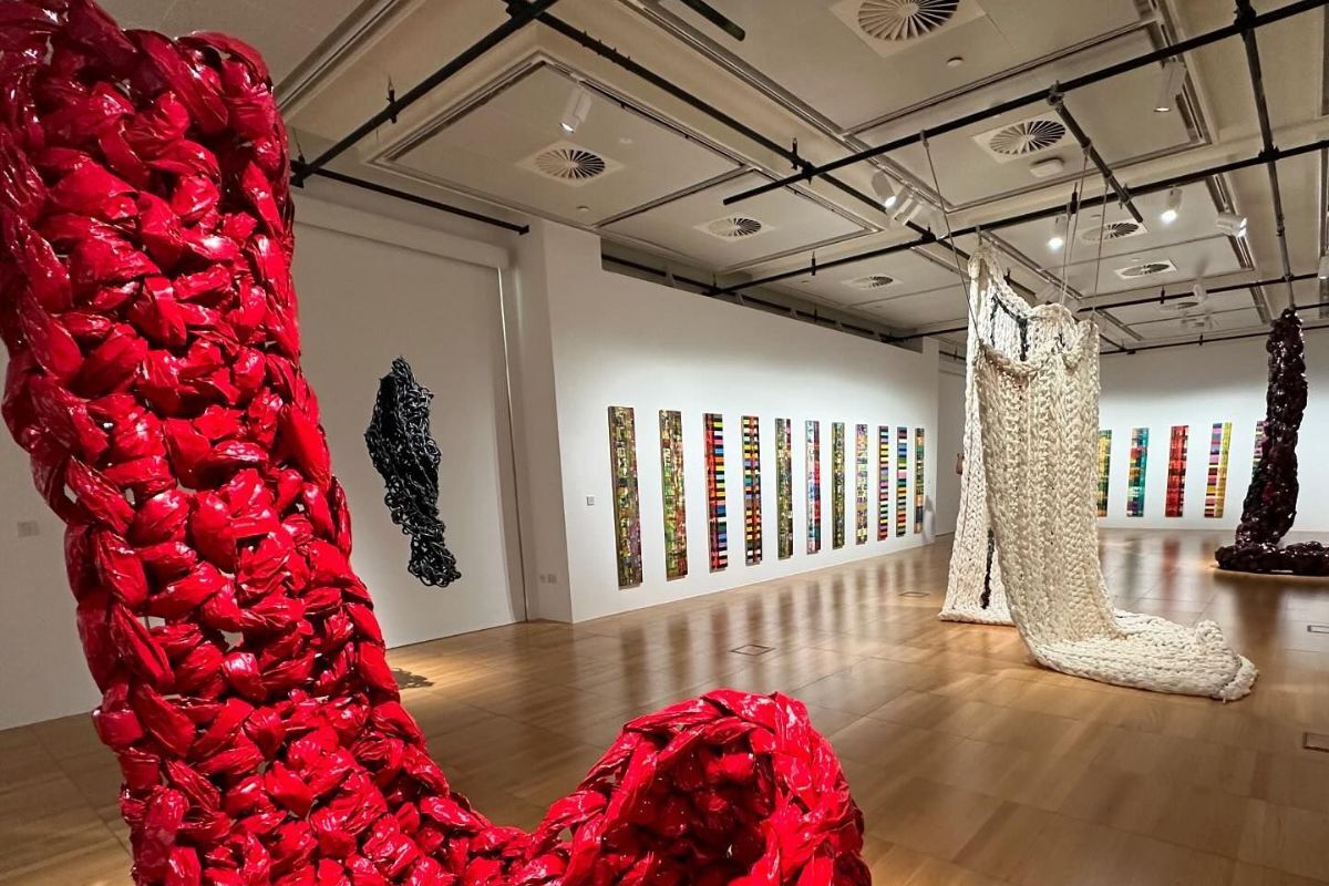 Susan Doe Entwined at NYUAD Art Gallery Susan Doe's Entwined exhibition at The Project Space NYUAD Art Gallery