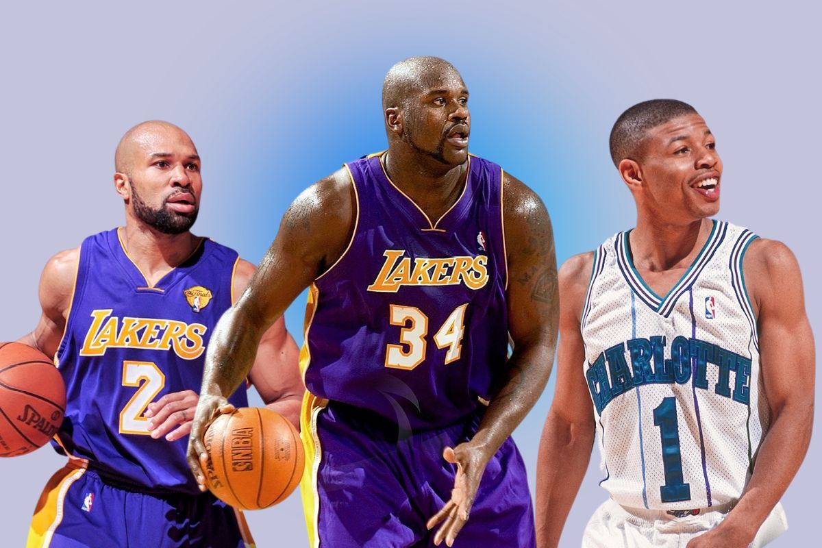 NBA District Stars Dr. Shaquille O'Neill, Derek Fischer and Muggsy Bouges in NBA District 2024