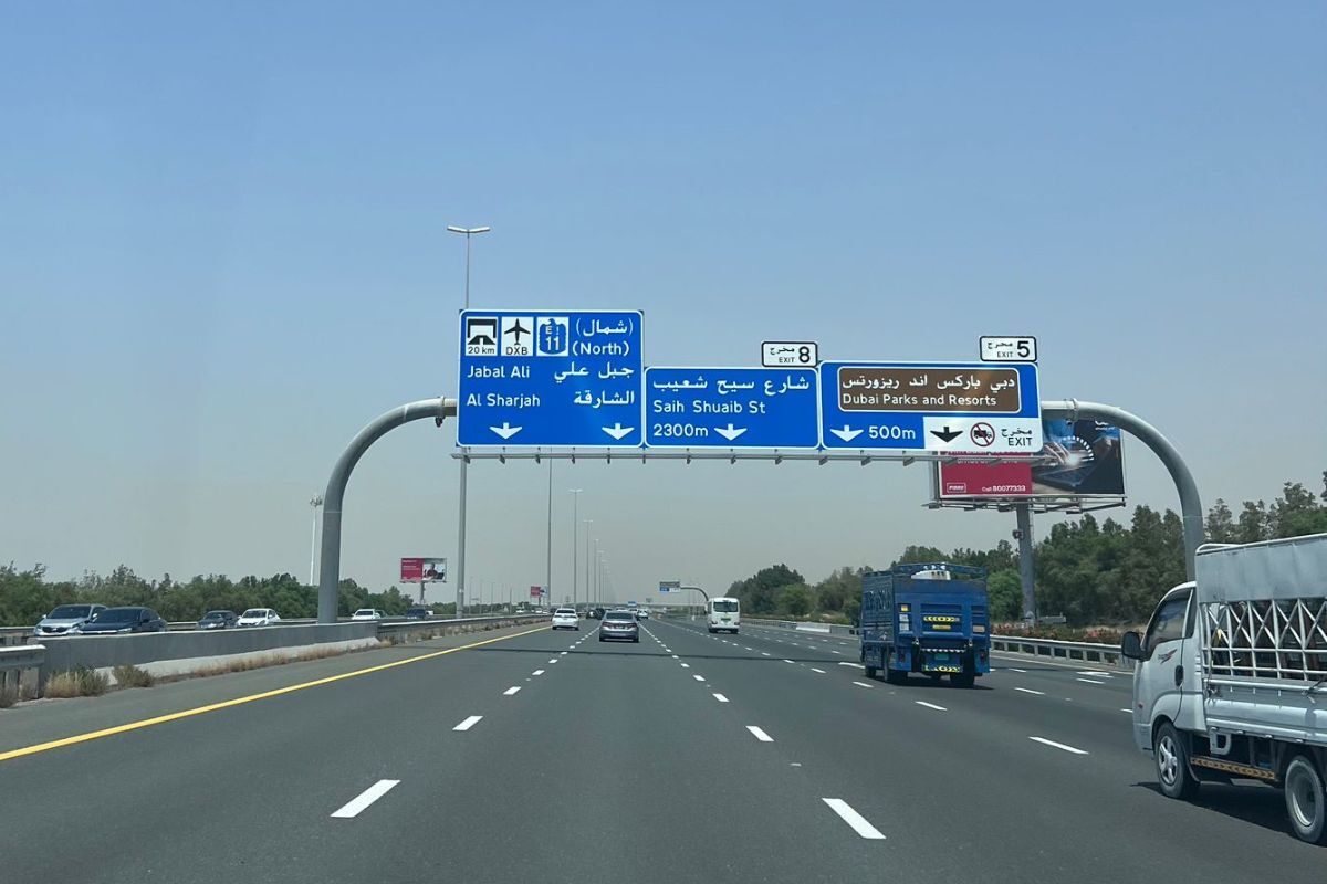 Road in Abu Dhabi Reduce your black points in Abu Dhabi