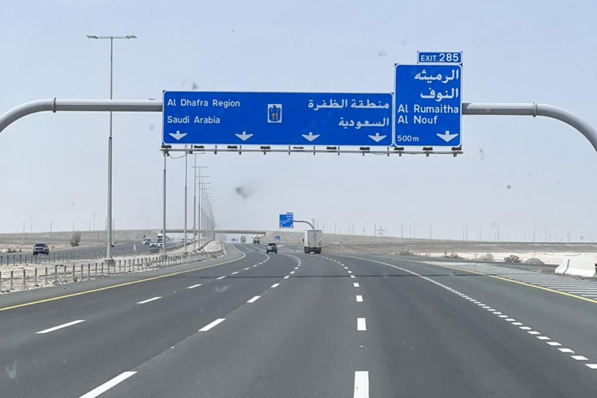 Abu Dhabi road UAE new traffic laws lowered age limit for drivers