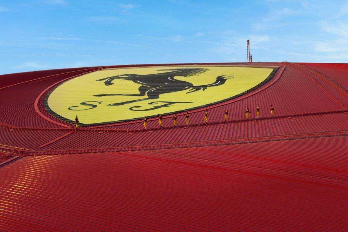Ferrari World Roofwalk Ferrari World Roofwalk Abu Dhabi
