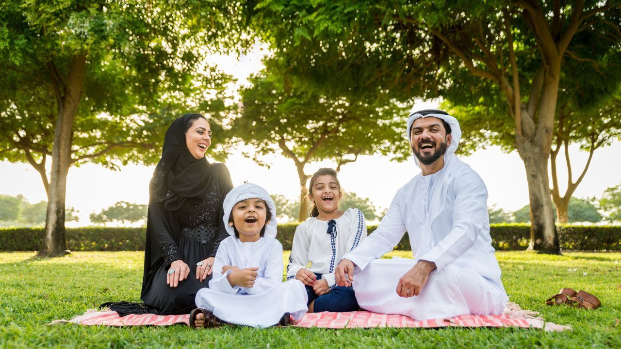 family park happy family in the best parks in Abu Dhabi