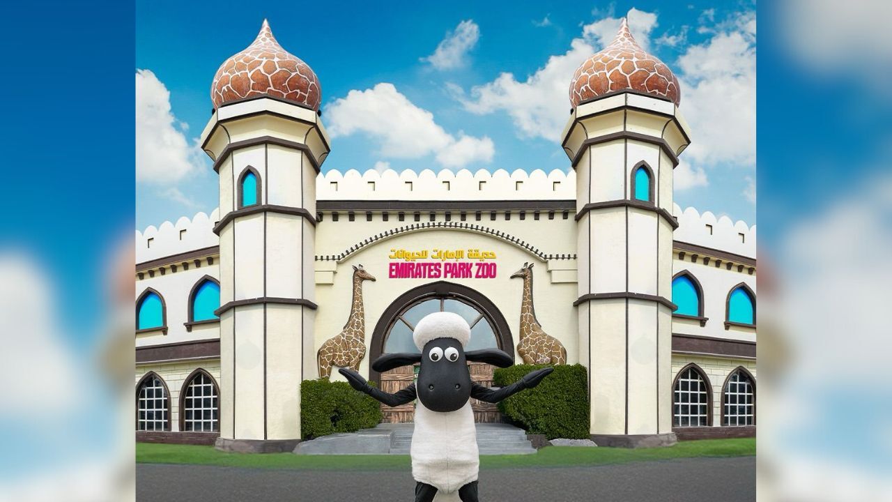 shaun the sheep at emirates park zoo and resort shaun the sheep at emirates park zoo and resort for eid al fitr