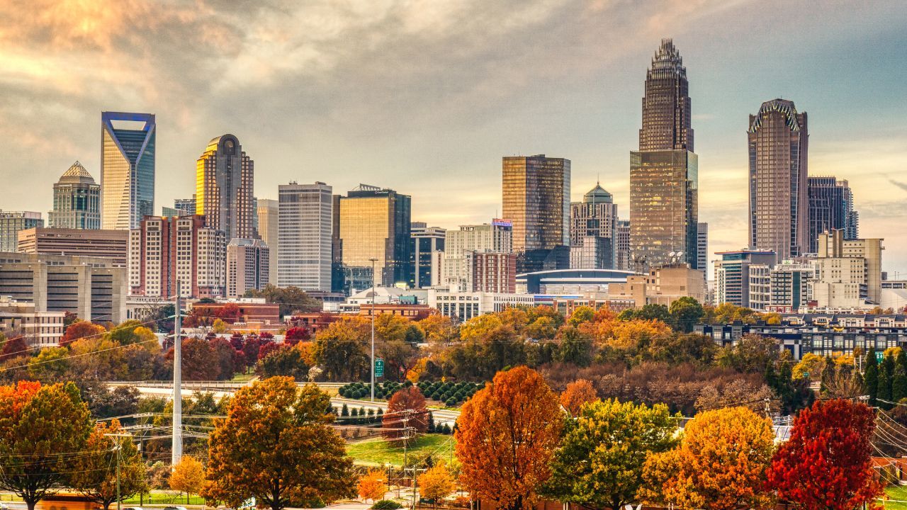 charlotte city in north carolina USA