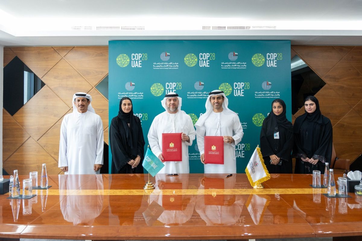 COP28 Presidency and ECSSR sign MoU on climate education COP28 Presidency and ECSSR sign MoU on climate education